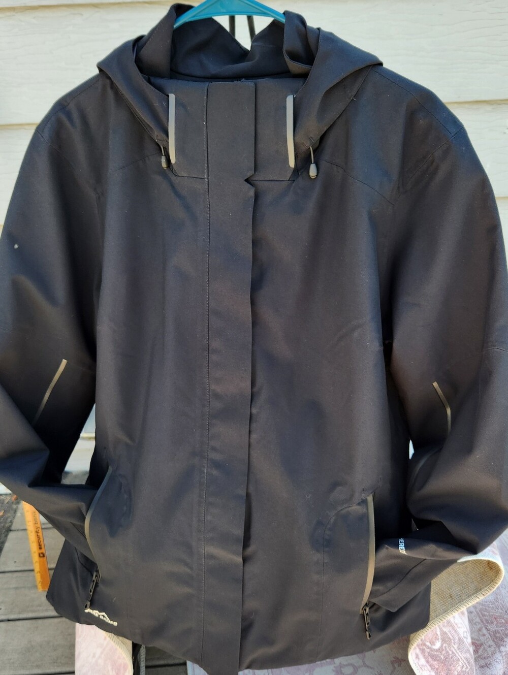 Eddie Bauer Black Hooded XL Women's Jacket